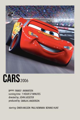 disney cars poster