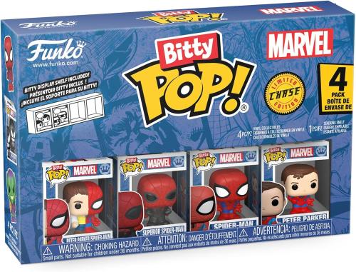 Funko Bitty Pop! Spider-Man - Parker Split - 4pkE...