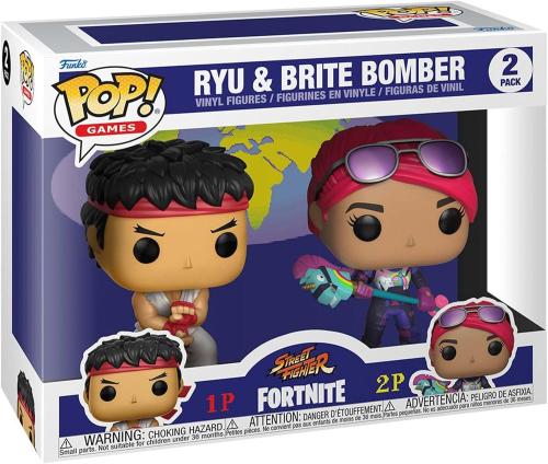 Funko PoP! Street Fighter Vs Fortnite - Ryu and Br...