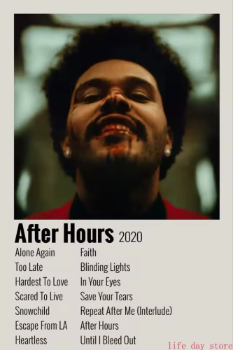 بوستر ذا ويكند | The Weeknd poster