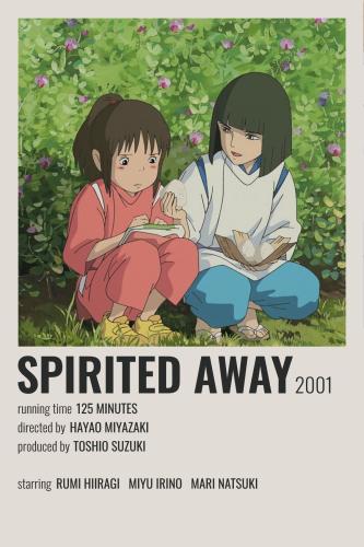 SPIRITED AWAY poster