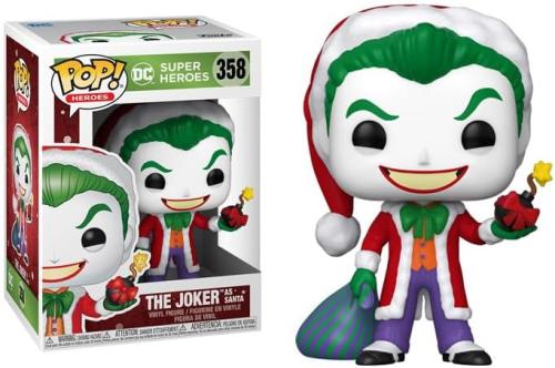 Funko Pop! DC Super Heroes The Joker As Santa #358