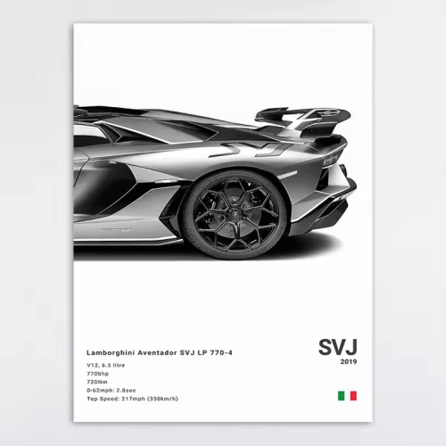 بوستر افنتادور | Aventadoe SVJ poster