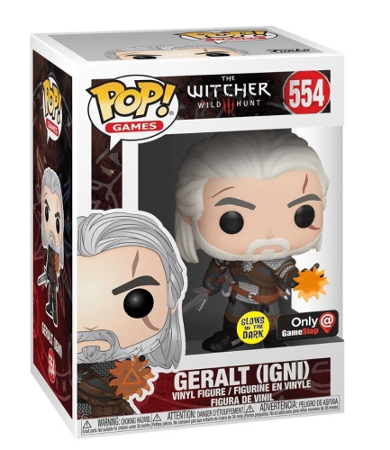 Funko Pop! Games: The Witcher GERALT (IGNI) #554