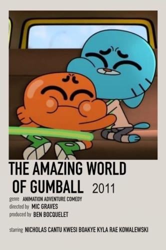 the amazing world of gumball poster