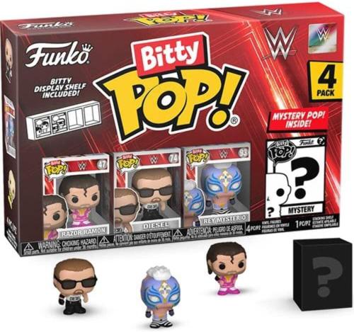 Funko Bitty Pop! : WWE Mini Collectible Toys 4-Pac...