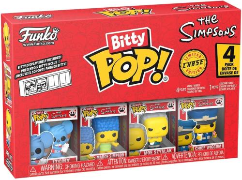 Funko Bitty Pop! The Simpsons – Itchy 4pk A Myster...