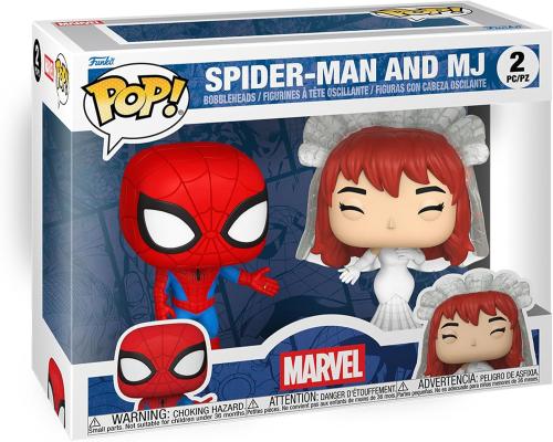 unko Pop! Marvel: Superhero Couples - Spider Man a...