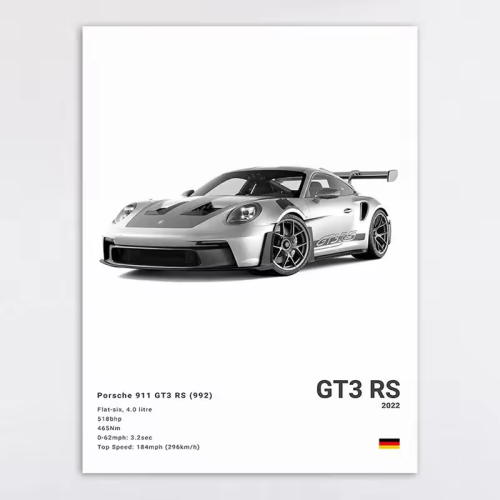بوستر بورش | GT3 RS poster