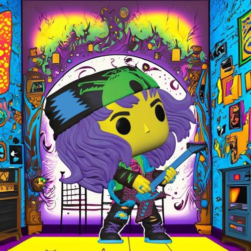 Funko Pop! Stranger Things Eddie with Guitar Black...