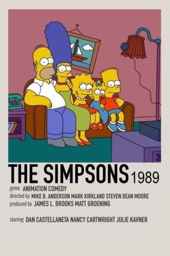the simpsons poster