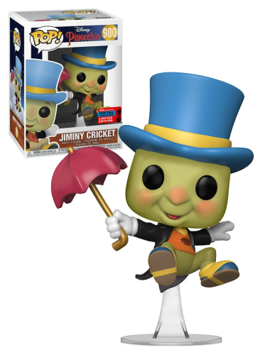 Funko Pop JIMINY CRICKET UMBRELLA NYCC Exclusive D...