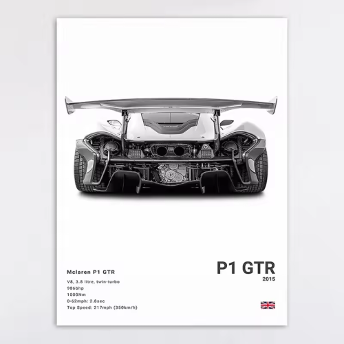 بوستر مكلارين | P1 GTR poster