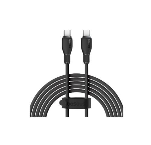 كيبل شحن تايب سي تو تايب سي 1.2م 100 واط شركة بيسو...