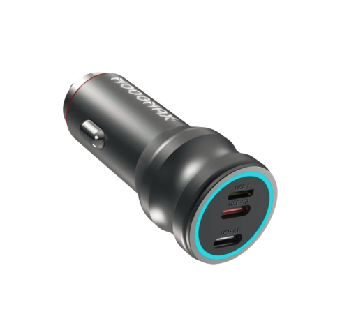 شاحن سيارة منفذين ايفون+تايب سي ا 65W م/MX010 مارك...