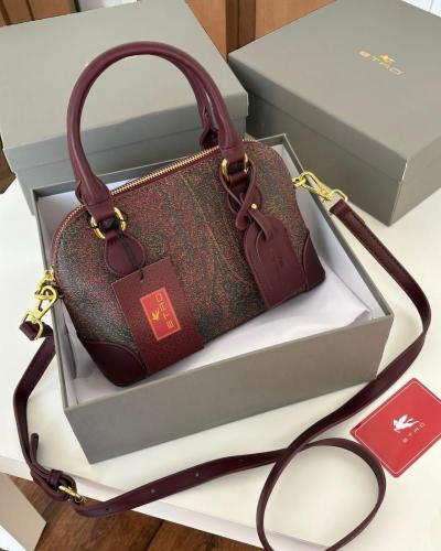 شنطة ايترو عنابي