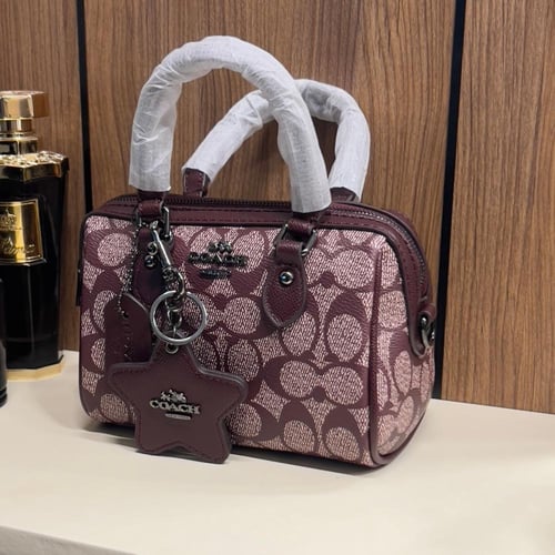 شنطة كوتش روان ميني بورغندي