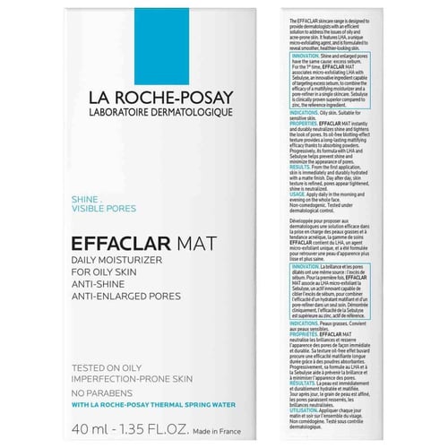 LA ROCHE POSAY لاروش بوزيه إيفاكلار مات مع الجلسري...