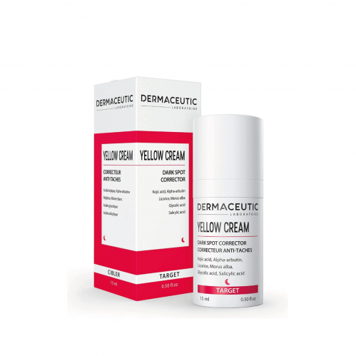 ديرماسيوتيك يلو كريم لتفتيح البشرة والتصبغات 15مل