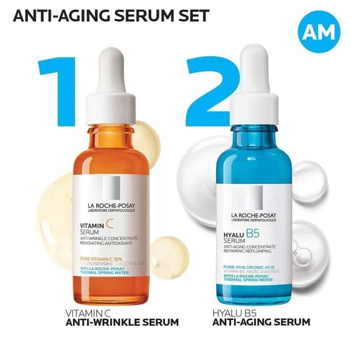 LA ROCHE POSAY سيروم هيالو بي 5 هالورنيك لبشرة مرن...