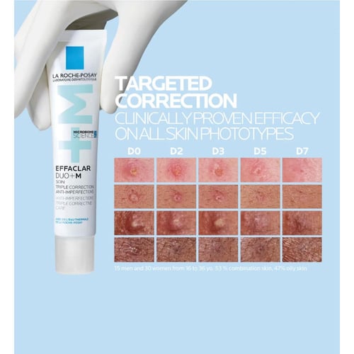 LA ROCHE POSAY ايفاكلار ديو كريم مكافح لحبوب البشر...