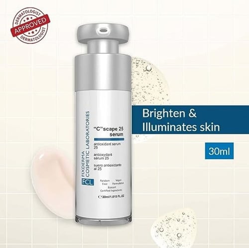 مصل فيتامين C بنسبة 25% من اف سي ال، سيروم سي سكيب...