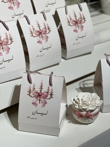 بكج توزيعات علب اكسسوار الورد