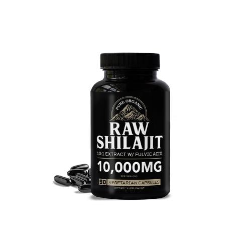 آنسوشيال كلوب، شيلاجيت خام عضوي، 10،000 ملجم، مع ح...