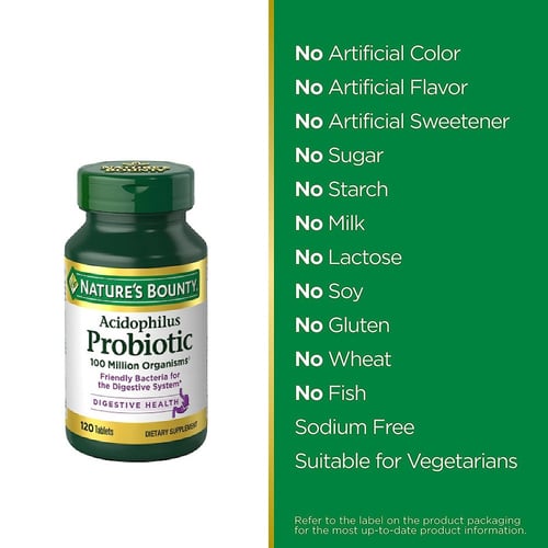 نيتشرز باونتي، بروبيوتيك (بكتيريا نافعة) لصحة الجه...