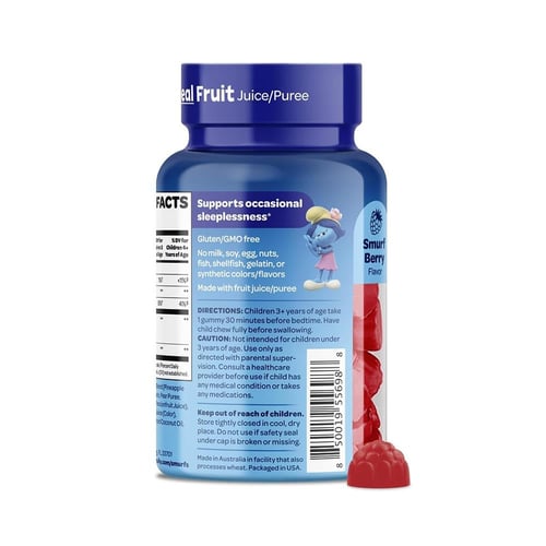 ذا سمورفز، Restful Sleep حلوى مضغ للأطفال (لعمر +3...