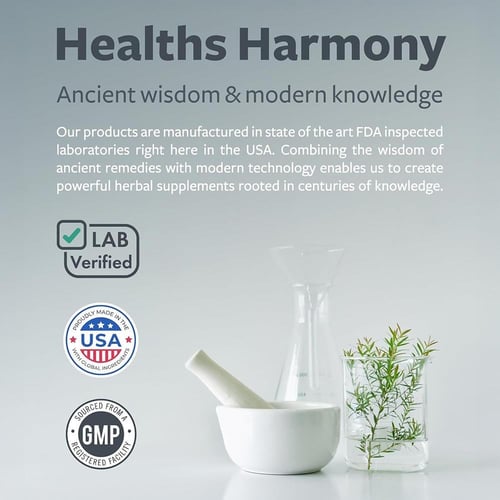 هيلثز هارموني، أشواغاندا عضوية، 1350 ملجم، مكمل غذ...