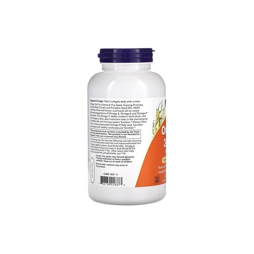 ناو، أوميجا 3-6-9، 1000 ملجم، أحماض دهنية أساسية،...