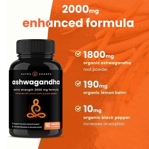 نوترا تشامبس، أشواغاندا عضوية بـ تركيز عالي، 2000...