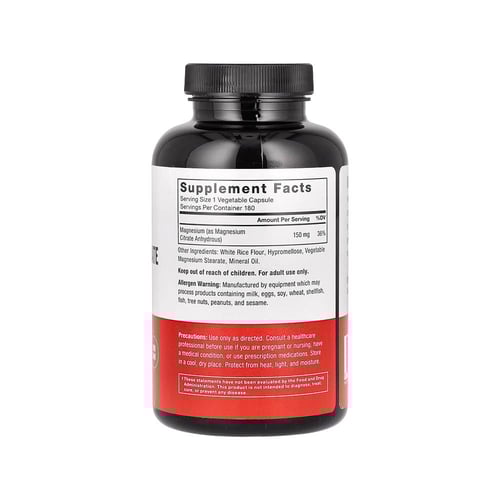 فورس فاكتور، سترات المغنيسيوم، 150 ملجم، مكمل غذائ...