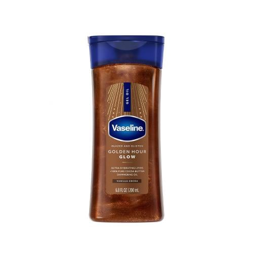 Vaseline, Glazed & Glisten Golden Hour Glow Shimme...