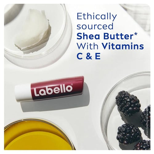 لابيلو، مرطب الشفاه بالتوت الأسود، لون برغندي، مع...