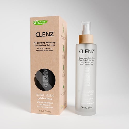 كلينز، رذاذ مرطب ومعطر للوجه والجسم والشعر بخلاصة...