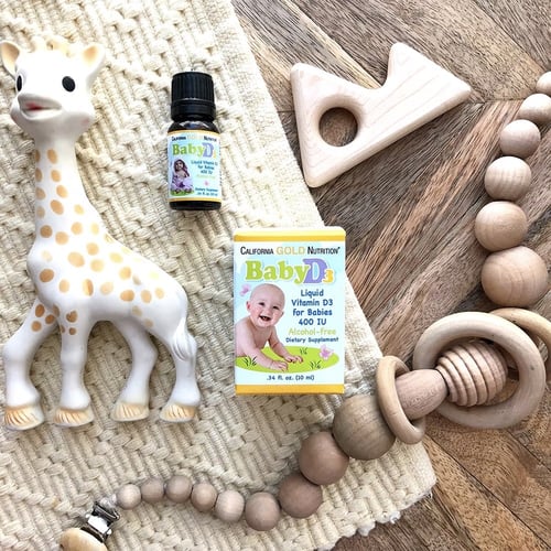 كاليفورنيا جولد نيوترشن، فيتامين د-3 سائل للأطفال،...