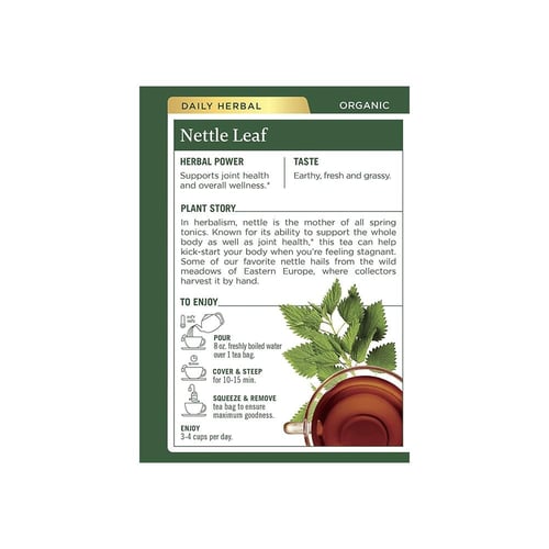 تراديشنل ميديسنلز، شاي أوراق القراص العضوي، مكمل ع...