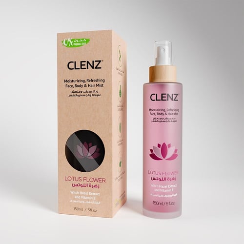 كلينز، رذاذ مرطب ومعطر للوجه والجسم والشعر بخلاصة...