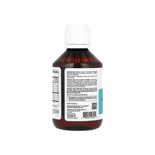 كاليفورنيا جولد نيوترشن، زيت كبد الحوت للأطفال، 48...