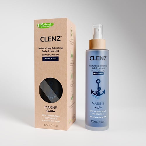 كلينز، رذاذ مرطب ومعطر للجسم والشعر بخلاصة الويتش...
