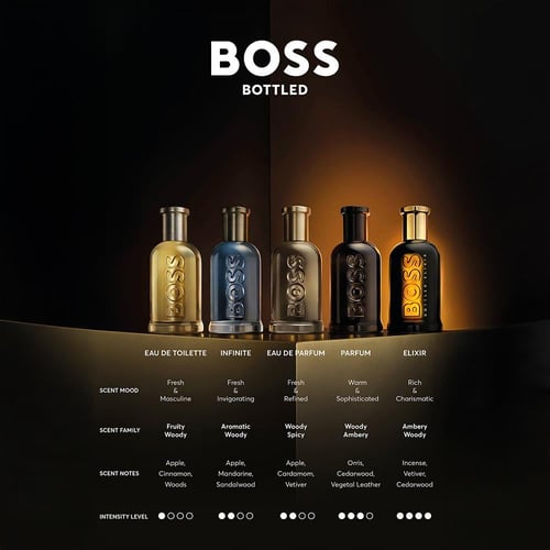 هوجو بوس، بوس بوتلد إليكسير للرجال، أو دي بارفيوم...