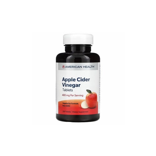 أميريكان هيلث، أقراص خل حمض التفاح، 480 ملجم، مكمل...
