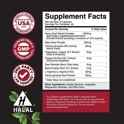 نيتشرز كرافت، 9 في 1 مستخلص عشبة العنزة (هورنى جوت...