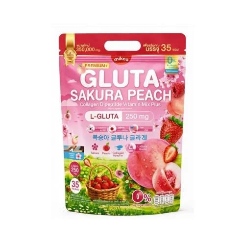 Mikeo, Gluta Sakura Peach, Brightening & Antioxida...