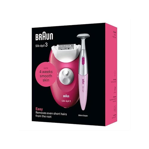 براون، سيلك إيبل 3 آلة إزالة الشعر+ آلة تحديد منطق...