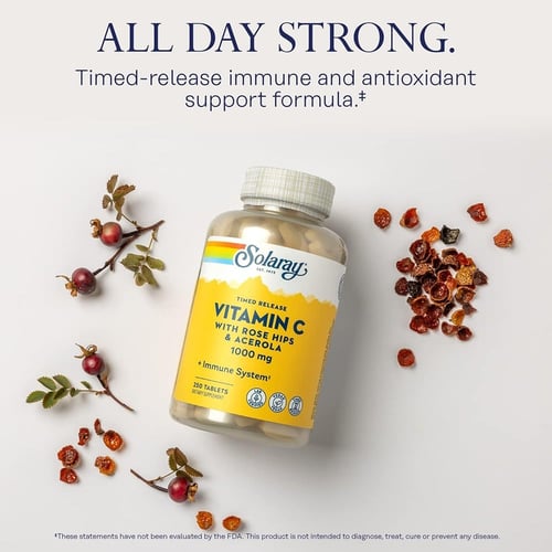 سولاراي، فيتامين سي مع بذور الورد والأسيرولا، 1000...