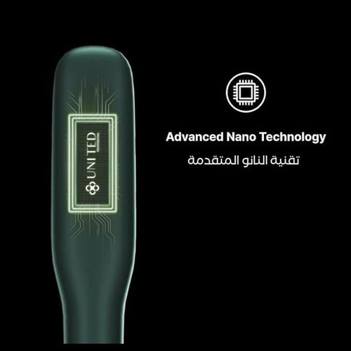 يونايتد، مشط تمليس الشعر، شاشة رقمية، 30 ثانية سرع...