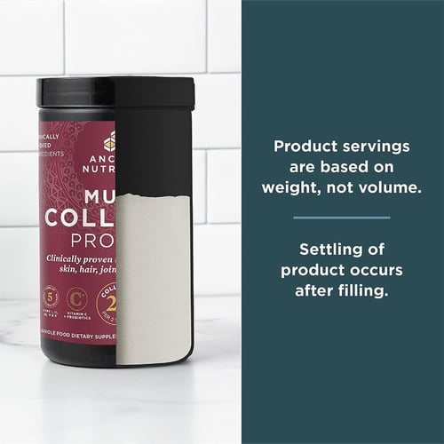 انشنت نيوترشن، بروتين كولاجين متعدد، بدون نكهة، مك...